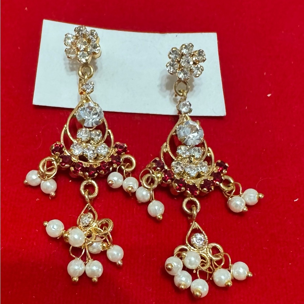 22 karat plated gold earrings